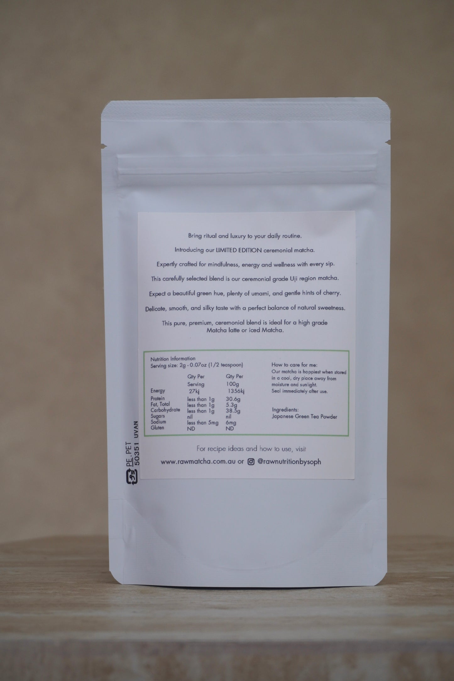 Ceremonial Matcha Uji ~ 100g
